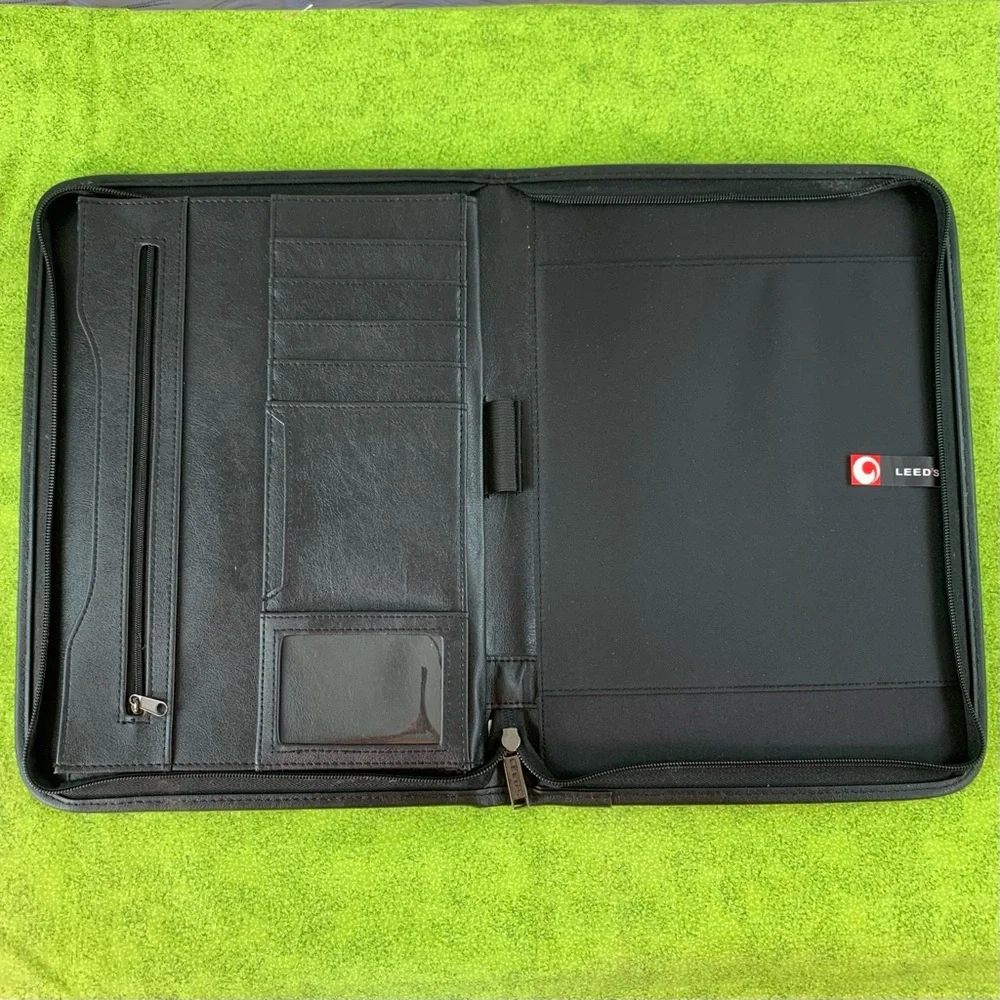 Leed’s Black portfolio Case.